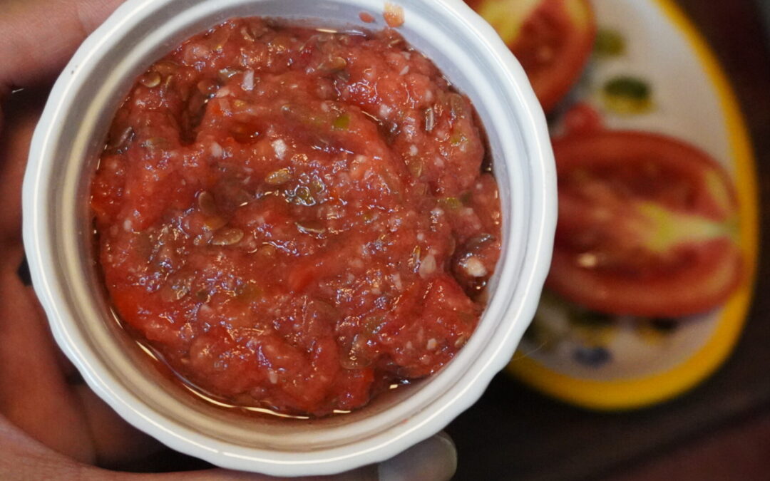 Tomato & flax seed chutney